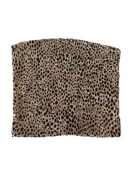 Brandy Melville Rare Cheetah Print Crop Tube Top